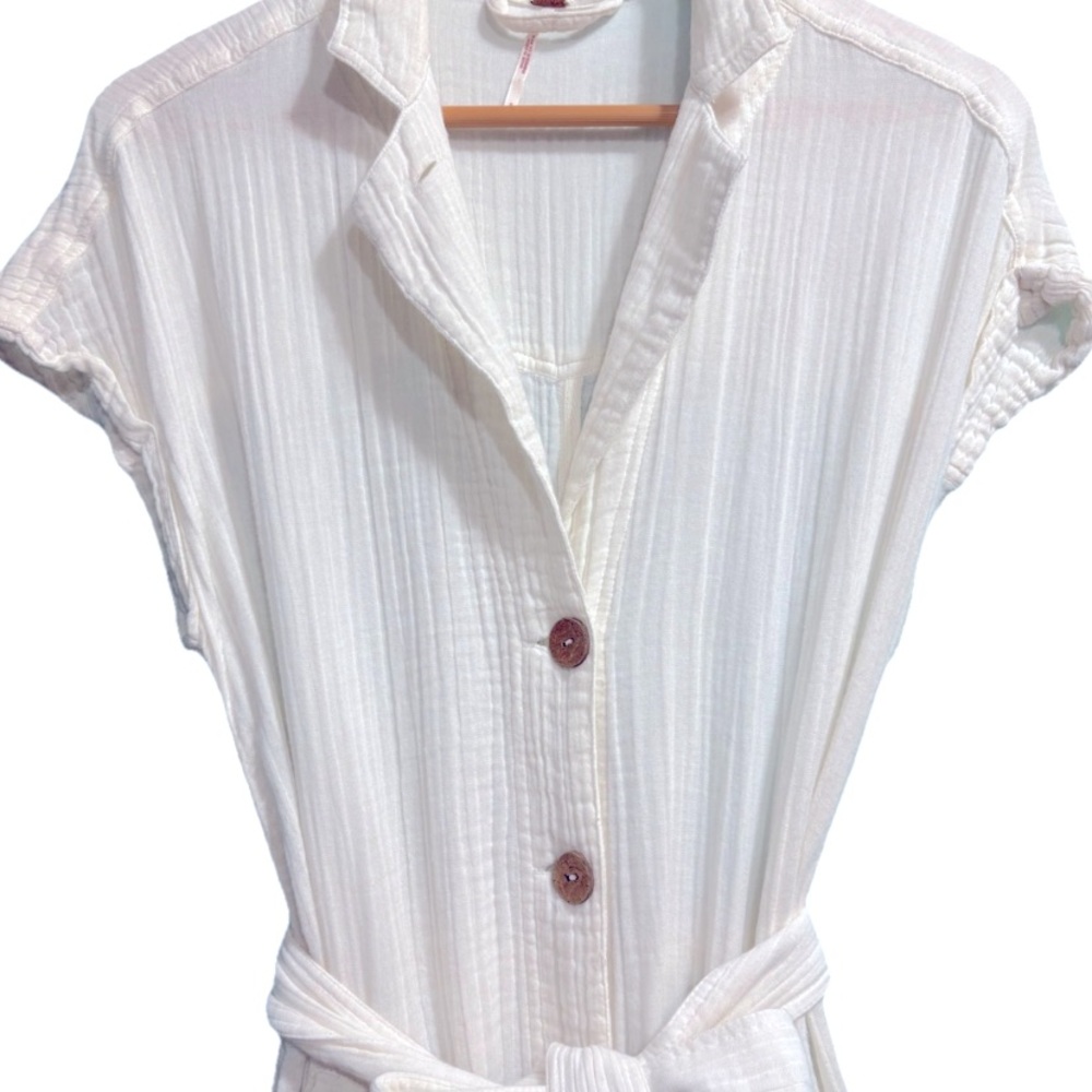 Free People Endless Summer White Cotton
Button Down Midi - Picture 9 of 15
